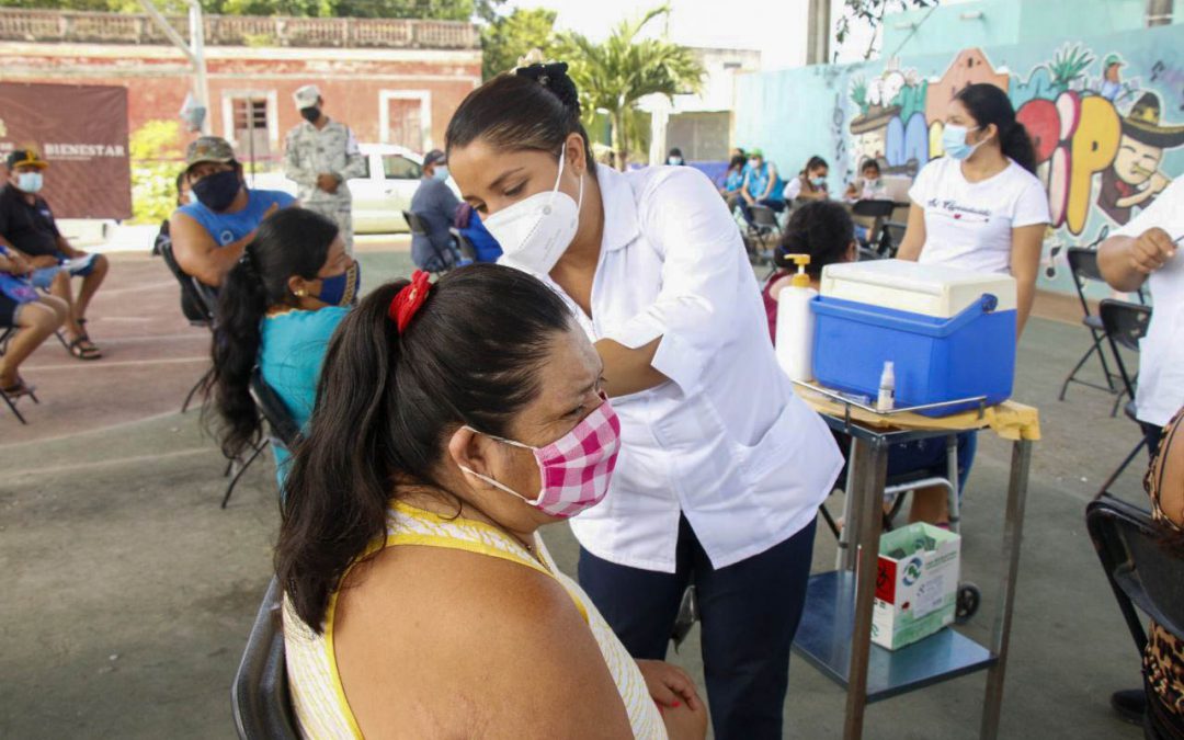 Personas de entre 40-49 años recibirán la 2ª dosis de la vacuna Aztra-Zeneca en 18 municipios del estado de Yucatán.