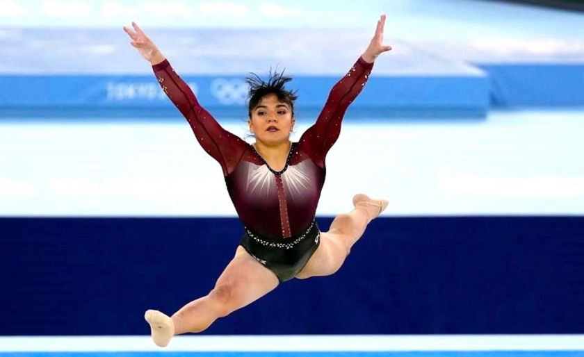 Alexa Moreno impacta con rutina y va a la final de salto en Tokio 2020.
