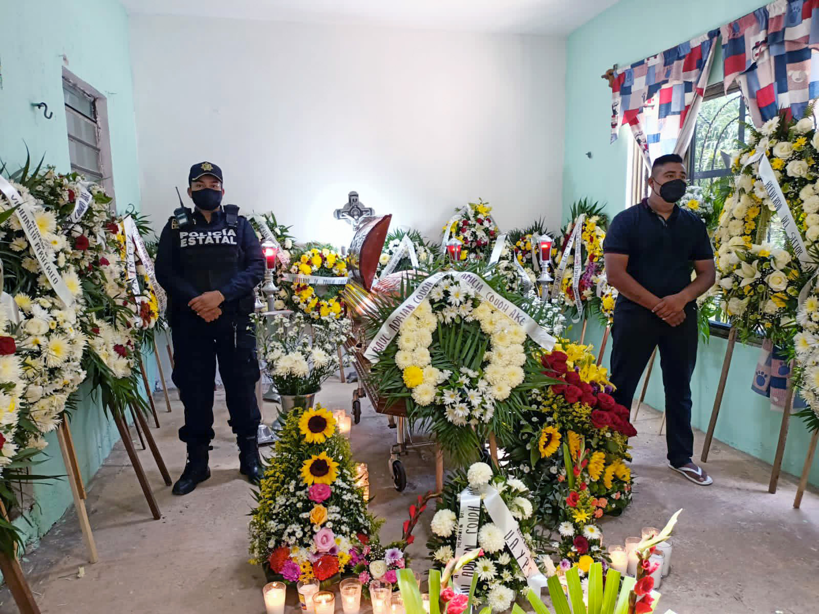 Policía caído