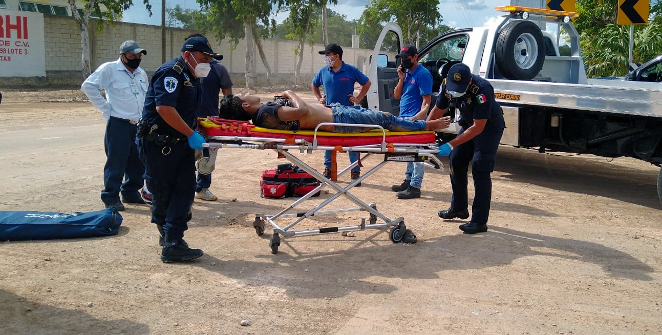 Motociclista pierde la vida al ser colisionado por un volquete en la vía Valladolid -Temozón.