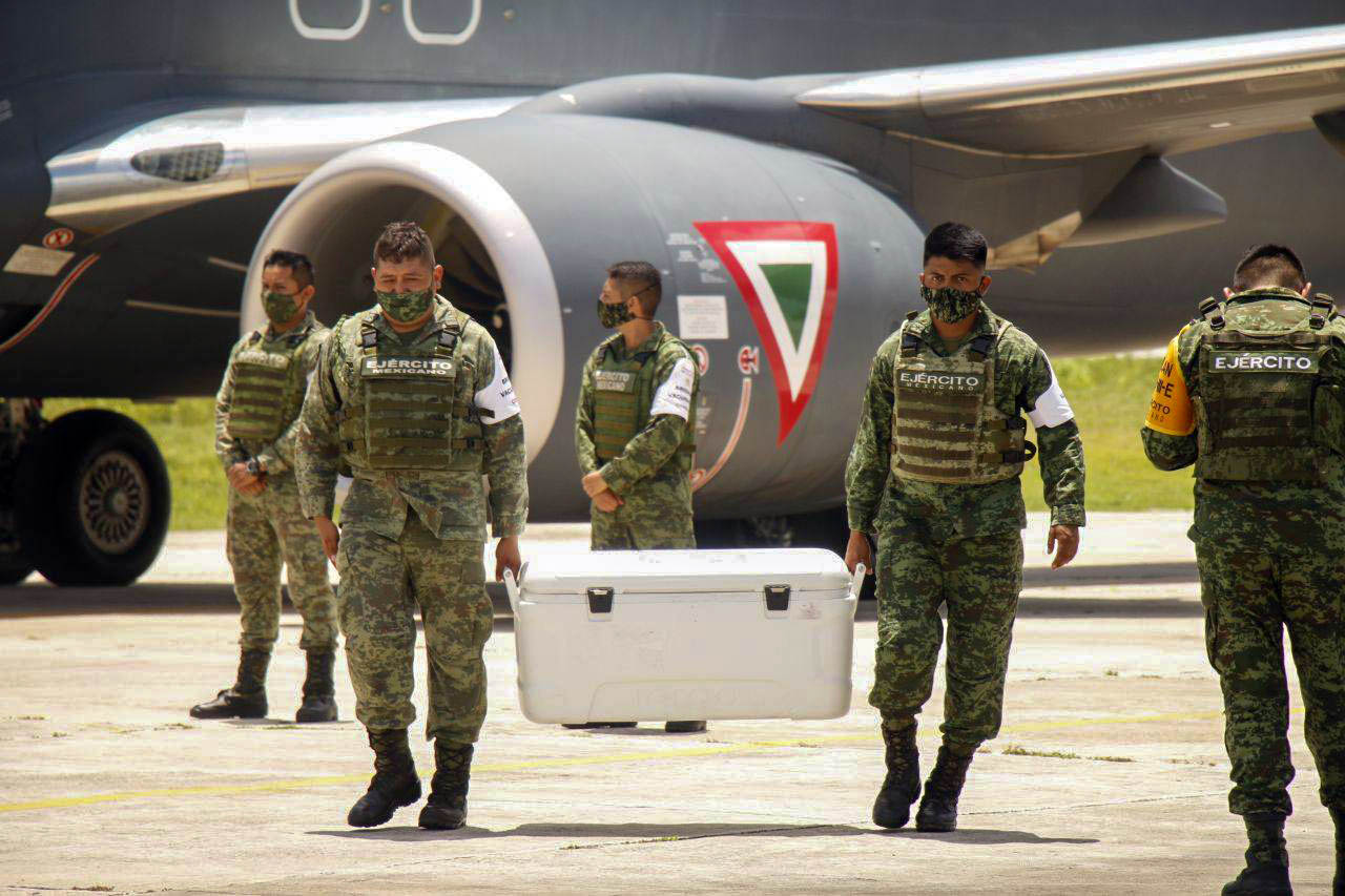 Llegan más vacunas para aplicar en la capital yucateca.