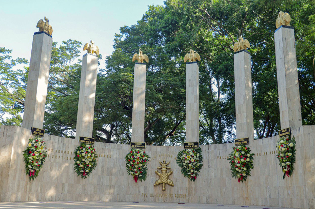 Conmemoración del 174 aniversario de la Gesta Heroica de los Niños Héroes de Chapultepec.