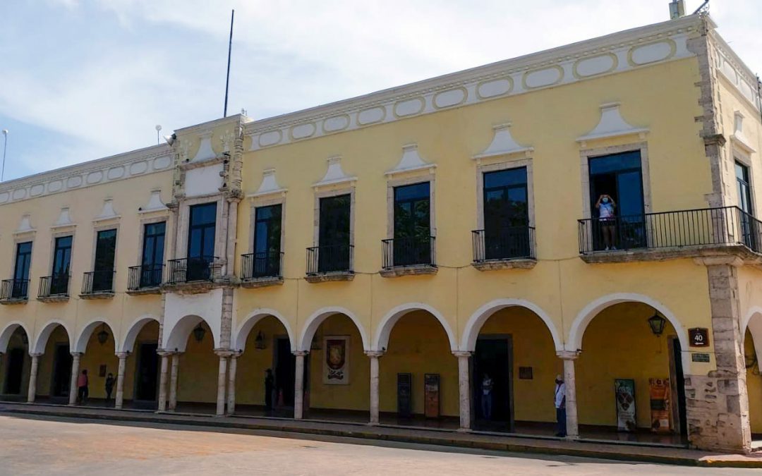 Palacio Municipal de la ciudad de Valladolid, Yucatán, México.