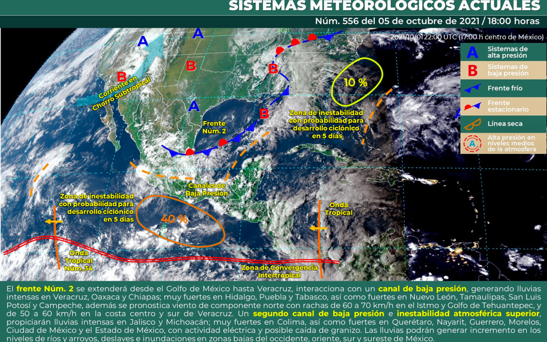 Alerta por lluvias muy fuertes para este jueves.