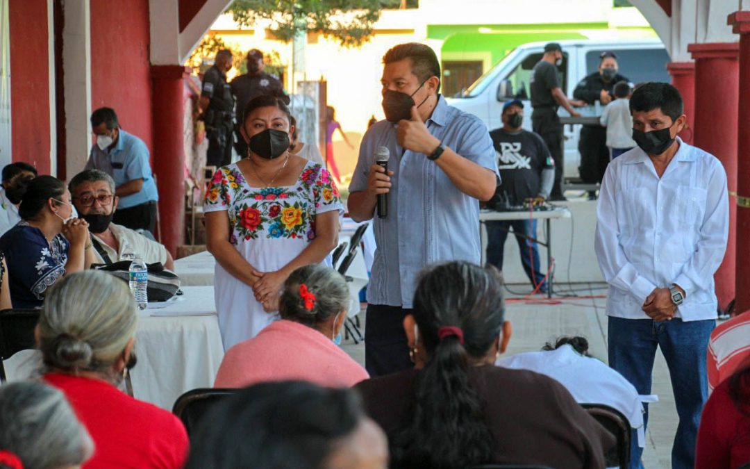 Alfredo Fernández Arceo visitó la comisaría de Tesoco en el marco del programa municipal Jornada Comunitaria en tu Comisaría.