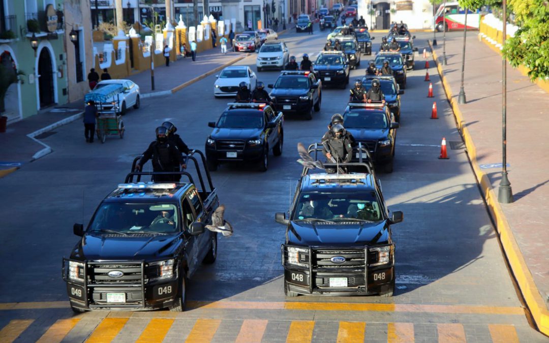 Operativo de seguridad en el municipio por el Buen Fin