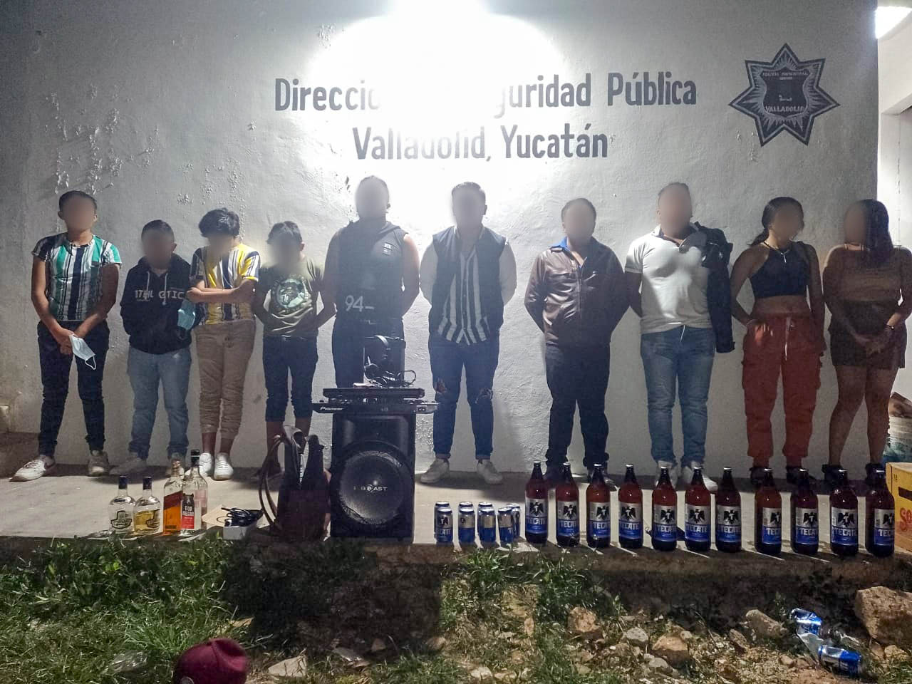 CLAUSURAN FIESTA CLANDESTINA EN LA FERNANDO NOVELO