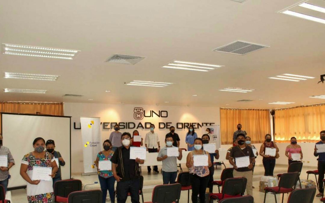 Artesanos de las comisarías de Xocén, Nohsuytún y Valladolid fueron beneficiados con el programa "Coppel Emprende".
