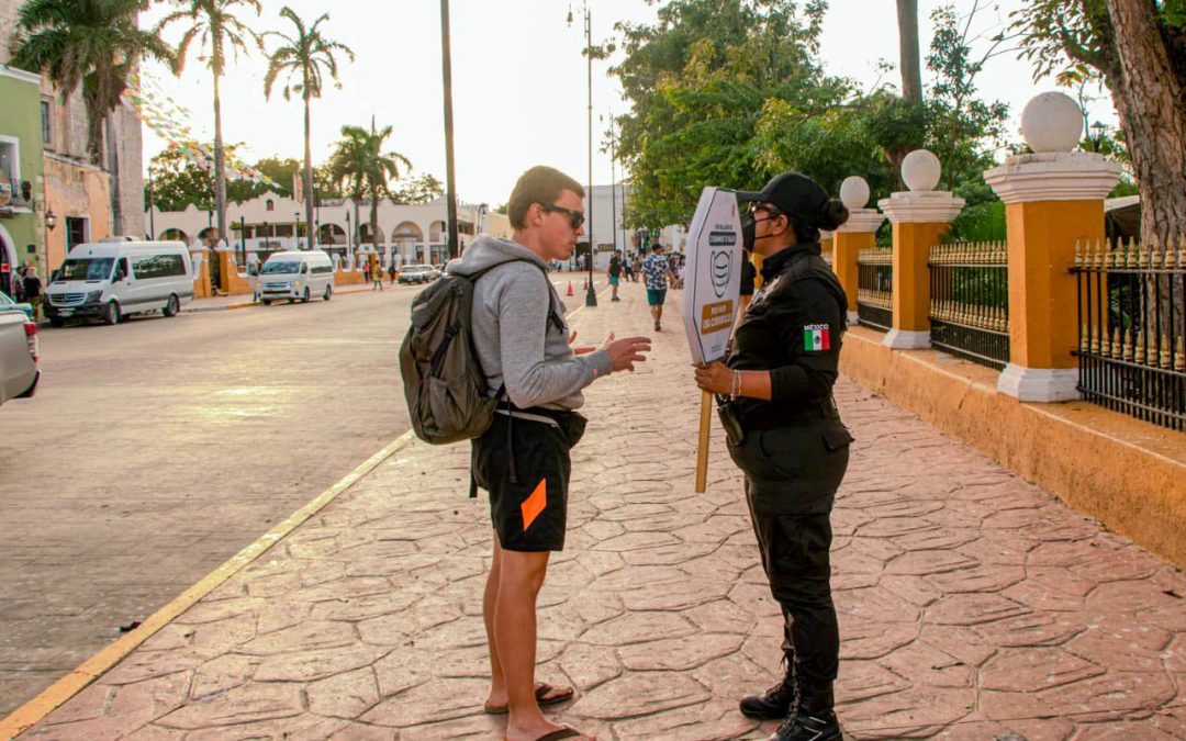 Exhortan a turistas a mantener las medidas sanitarias.