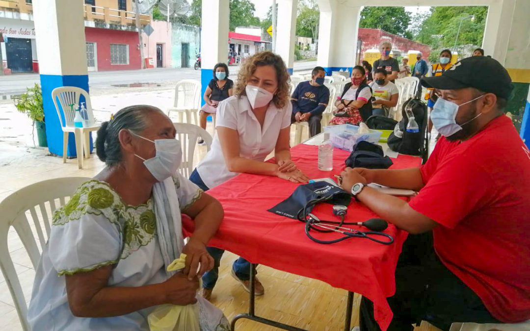 Concluyeron jornadas de atención medica y de detección de VIH en Cuncunul, Chikindzonot, Chankom y Yaxcabá.