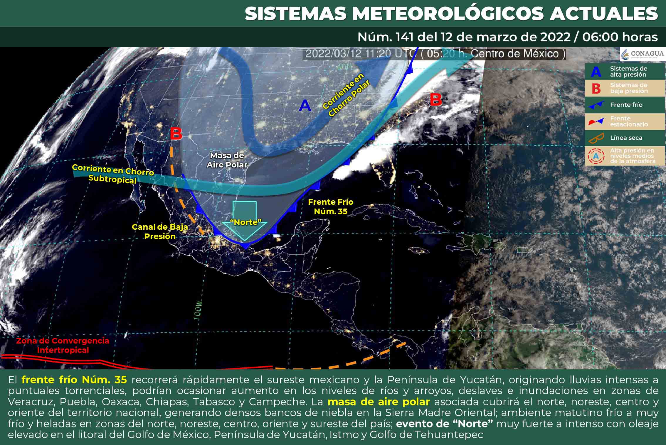 *Atenuará frente frío altas temperaturas en Yucatán*