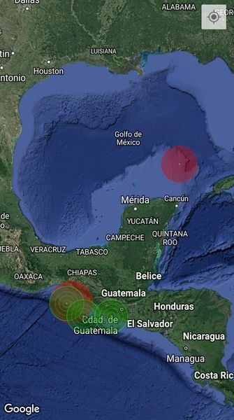 Sismo de 4.6 grados Richter en el Golfo de México, frente a la Isla de Holbox.