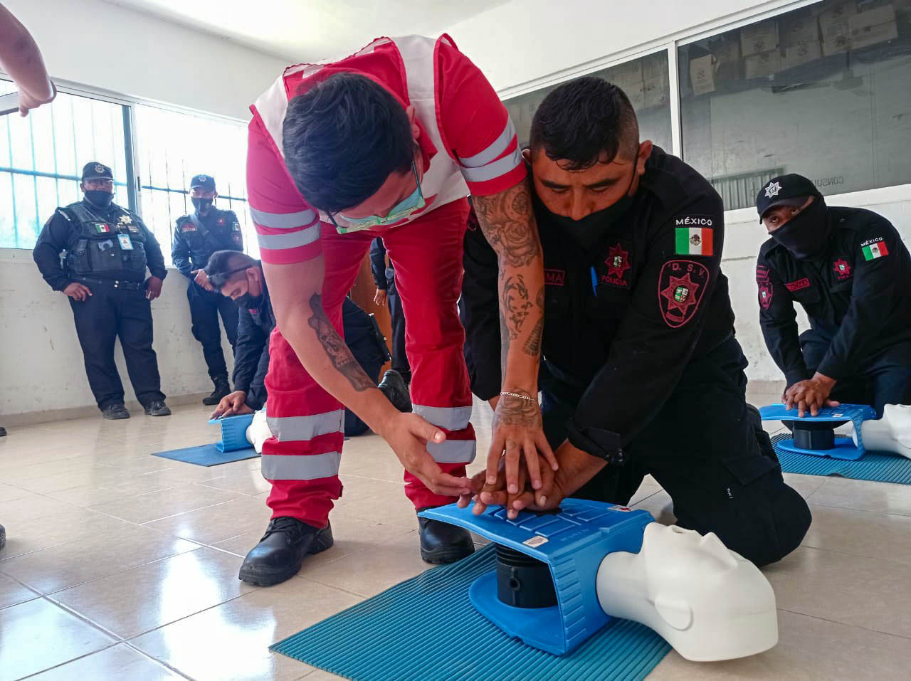 HUNUCMÁ LISTO PARA PRESTAR PRIMEROS AUXILIOS.