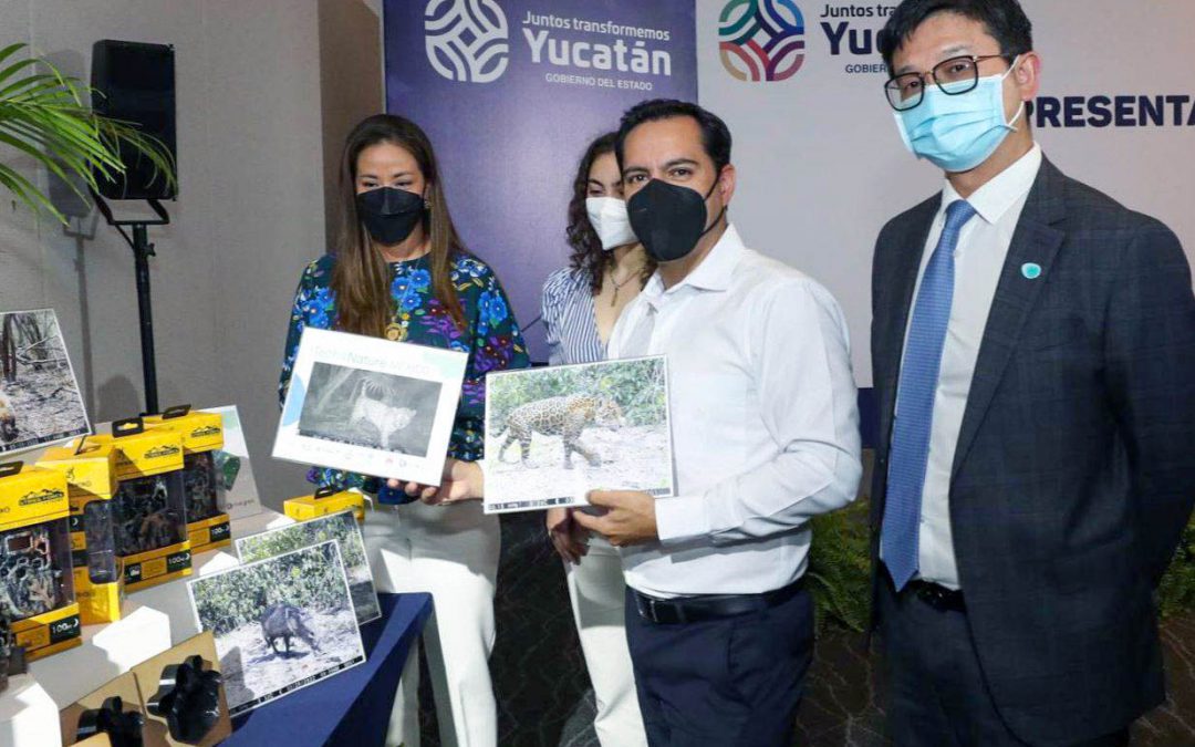 Presentación del proyecto Tech4Nature en el salón “Uxmal” del Centro de Convenciones “Siglo XXI”.