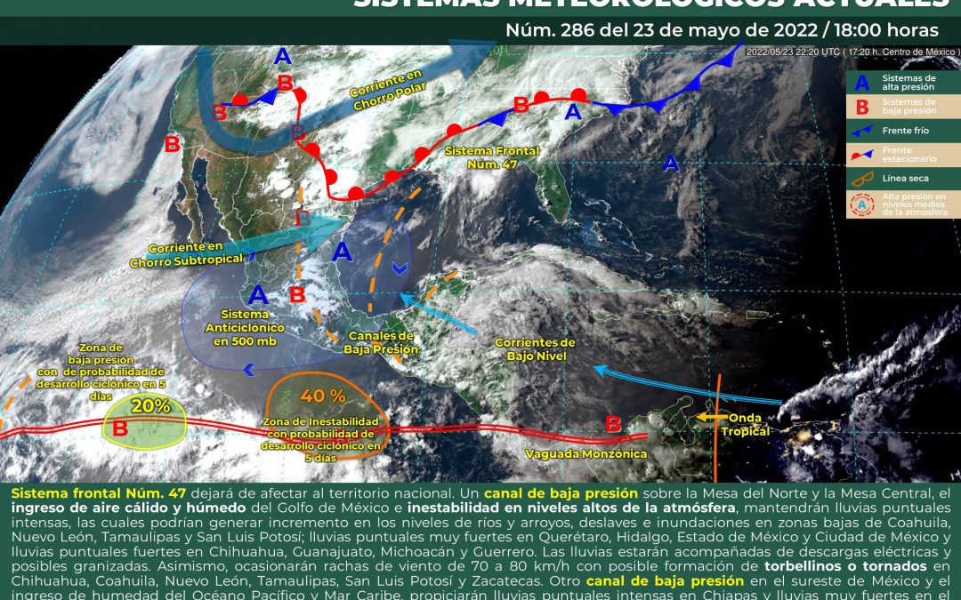 TORMENTAS PARA LA PENÍNSULA DESDE MEDIA SEMANA