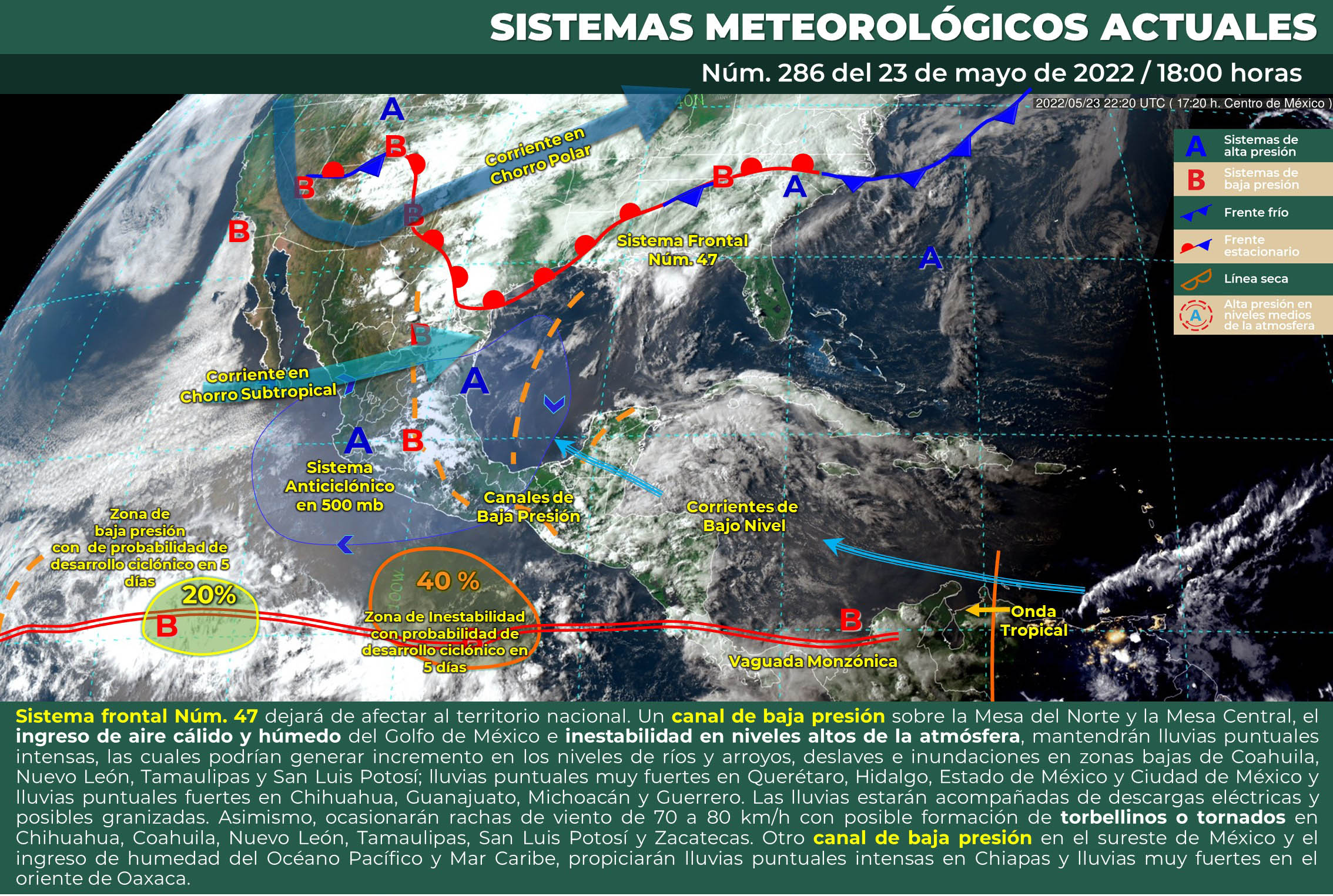 TORMENTAS PARA LA PENÍNSULA DESDE MEDIA SEMANA
