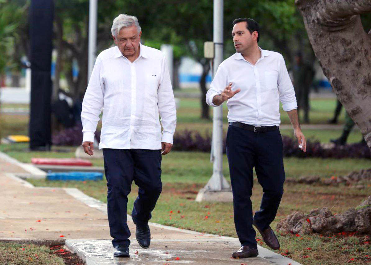 El Gobernador Mauricio Vila Dosal y el Presidente Andrés Manuel López Obrador, reafirman trabajo en equipo para impulsar el desarrollo de Yucatán.