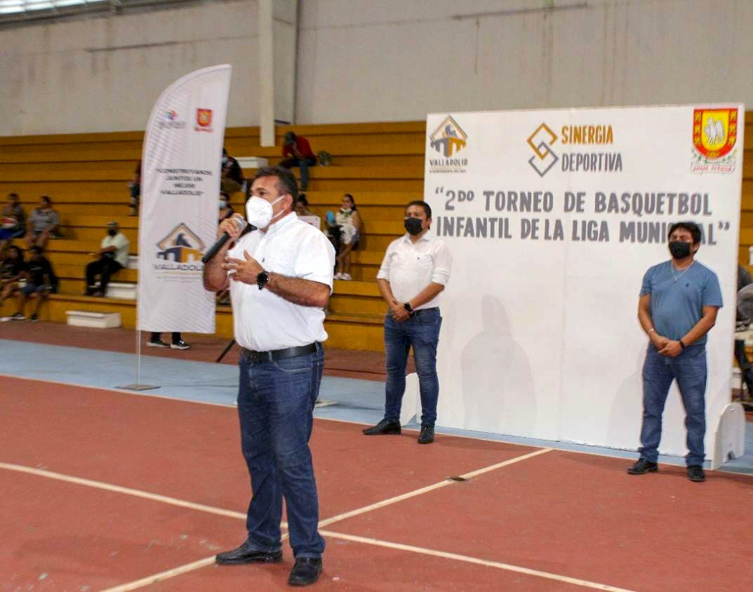 Inauguran el Segundo Torneo de Basquetbol Infantil.