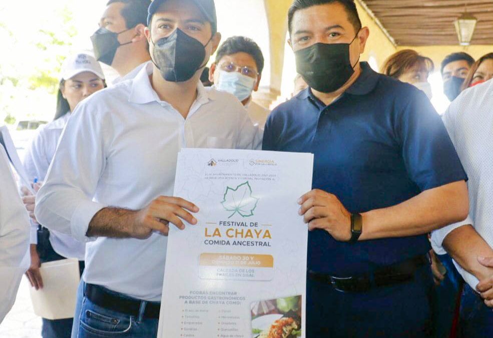 El gobernador del estado, Lic. Mauricio Vila Dosal acompañado por el alcalde de Valladolid, presentaron el programa del Festival de la Chaya, Comida Ancestral" que se llevará a cabo el próximo fin de semana.