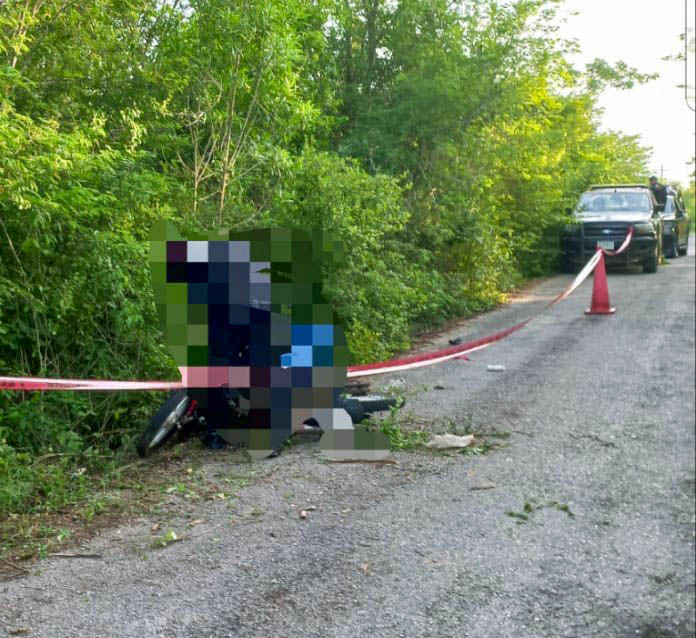 FALLECE MOTOCICLISTA EN CARRETERA RUMBO A CHULUTAN.