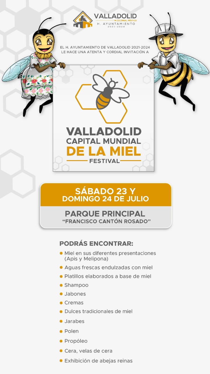 Festival “Valladolid Capital Mundial de la Miel”, los días 23 y 24 de julio