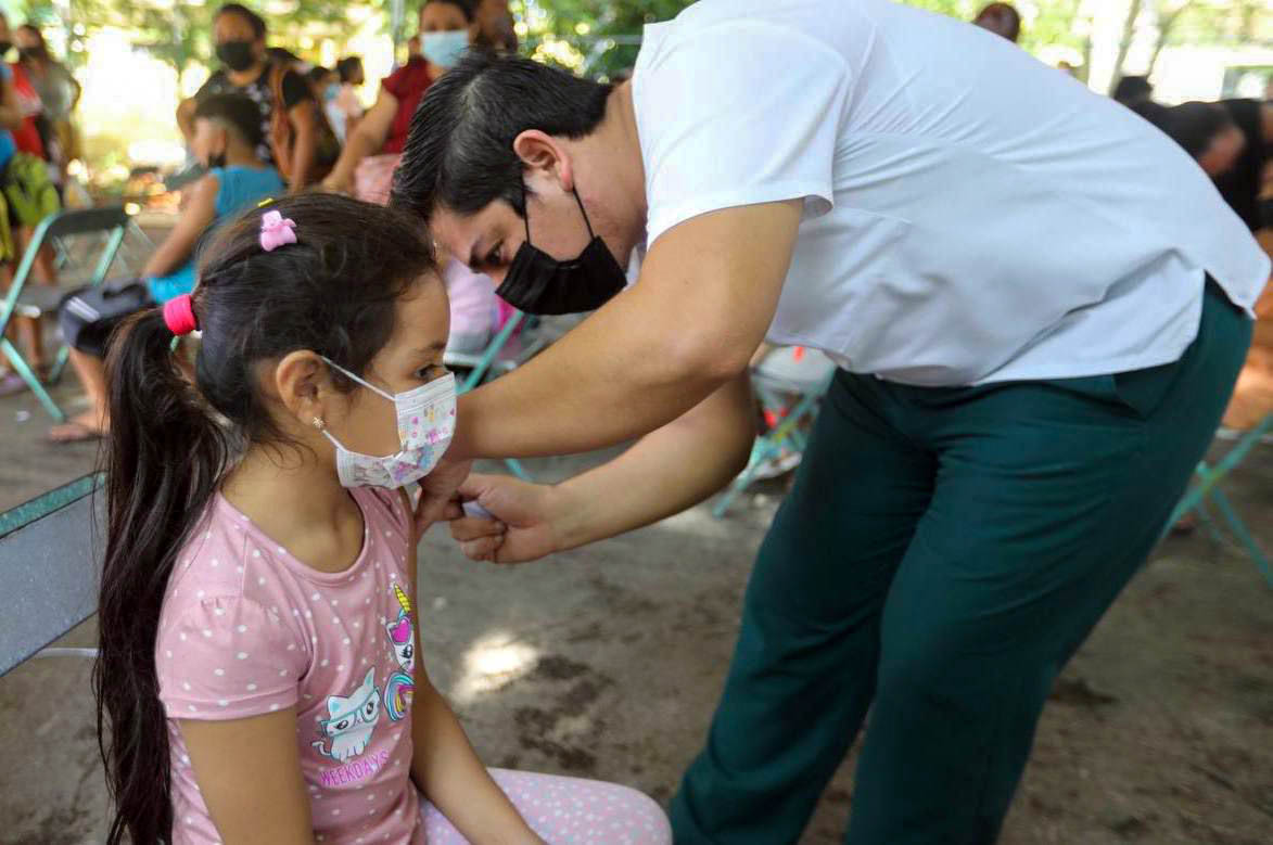 Del 2 al 5 agosto se realizará la vacunación de menores de 5 a 11 años en 18 municipios de Yucatán