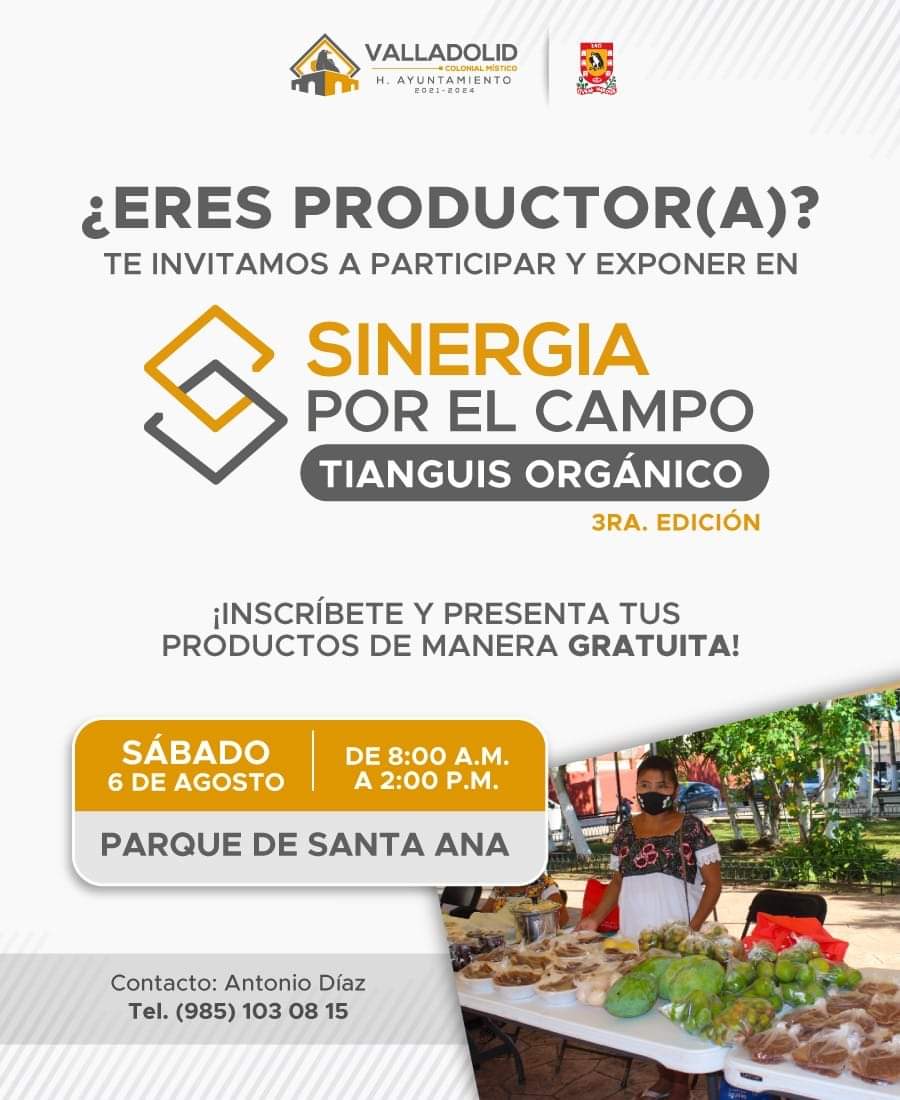 Sinergia Comercial y Sinergia por el Campo, programas municipales que contribuyen en generar economía en Valladolid
