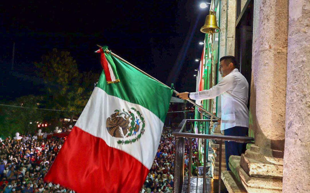 SE VUELVE A VIVIR CON INTENSIDAD EL GRITO DE INDEPENDENCIA DE MÉXICO