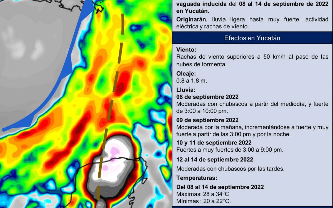 SEMANA LLUVIOSA PARA YUCATÁN