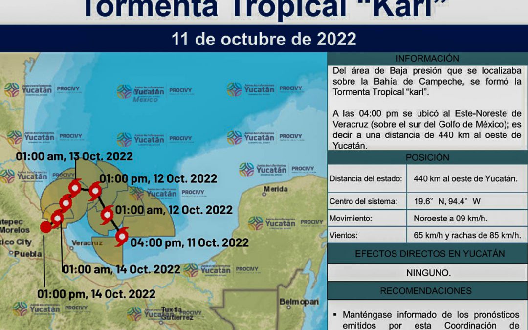 TEMPORADA DE HURACANES, ACTIVA HASTA NOVIEMBRE.