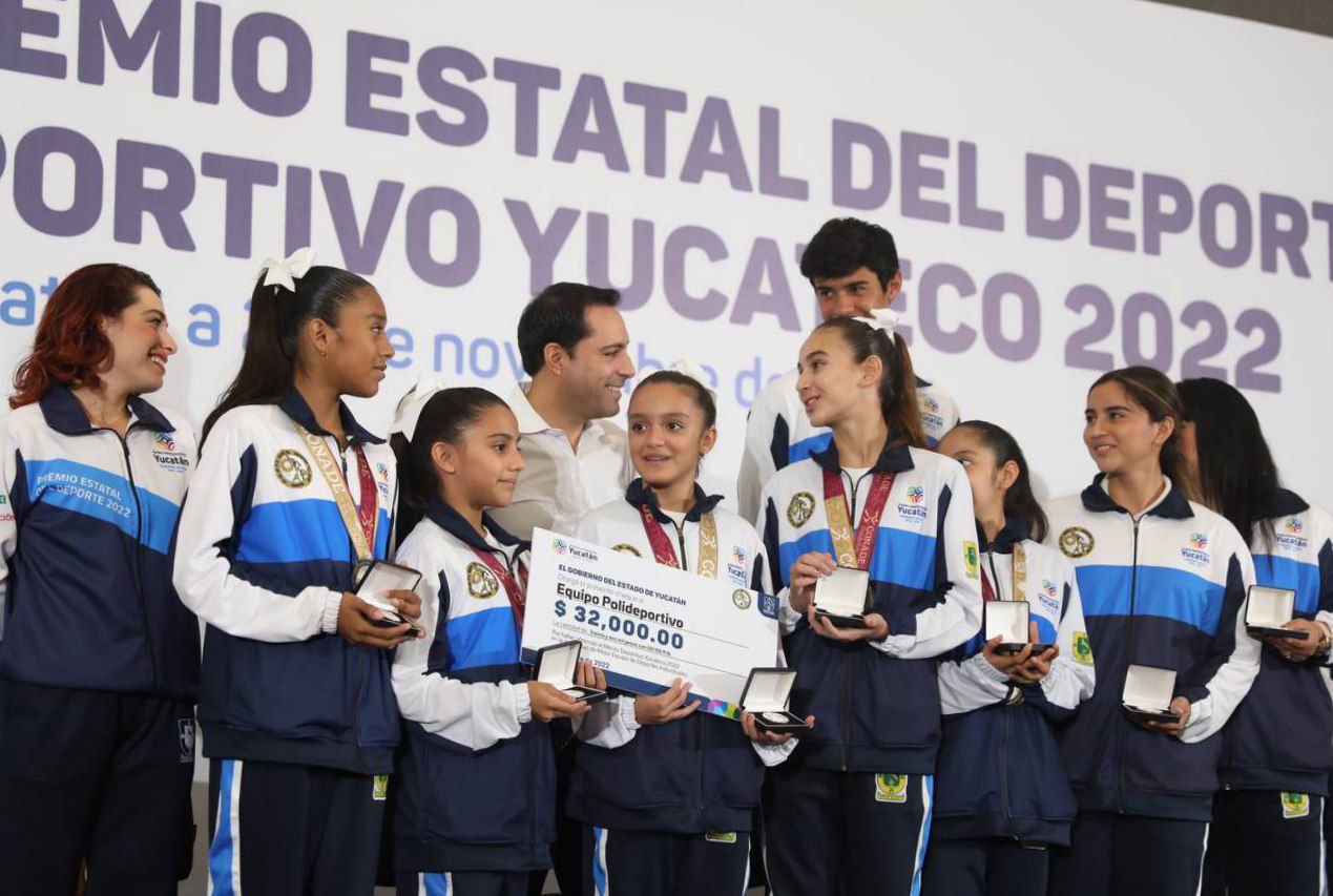 RECONOCEN A DEPORTISTAS CON EL PREMIO ESTATAL DEL DEPORTE Y EL MÉRITO DEPORTIVO YUCATECO 2022.
