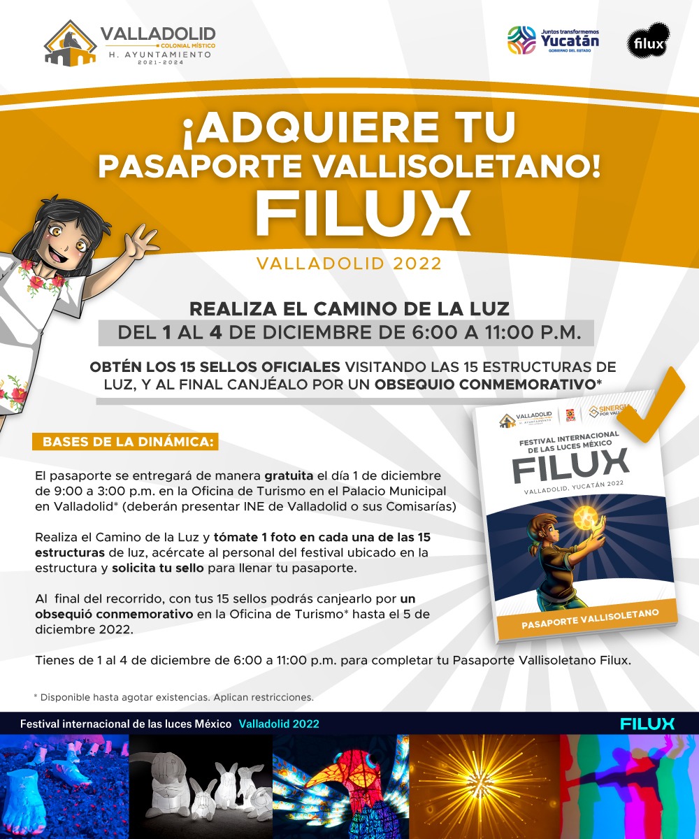 FESTIVAL INTERNACIONAL DE LAS LUCES MÉXICO EN VALLADOLID.