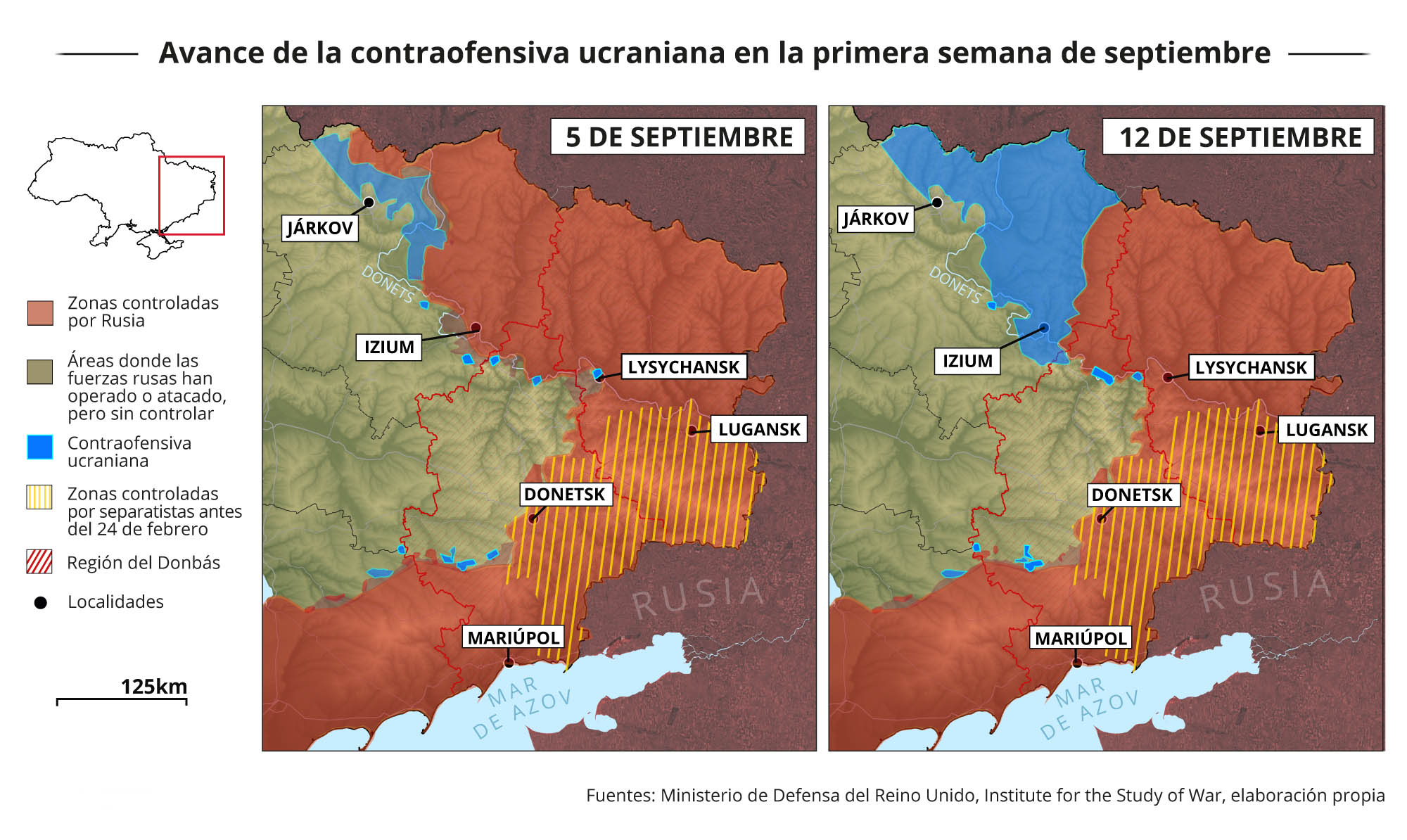 UCRANIA DEBE CEDER TERRITORIOS A RUSIA ANTES DE LAS NEGOCIACIONES DE PAZ: KREMLIN