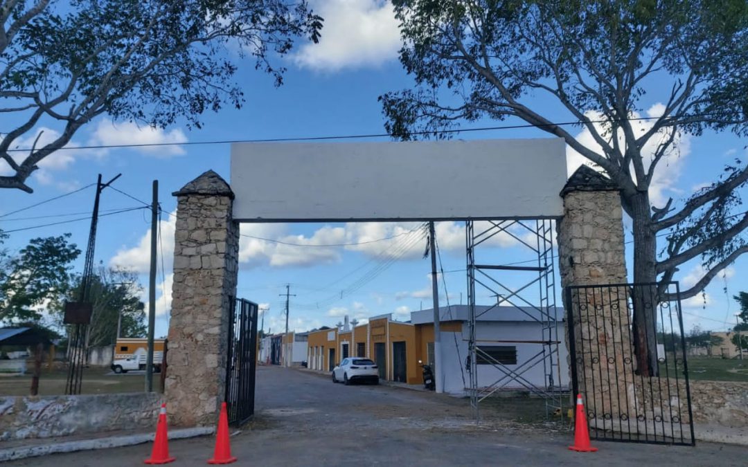 Los trabajos de reacondicionamiento de las instalaciones del Lienzo los Gavilanes avanzan a buen ritmo.