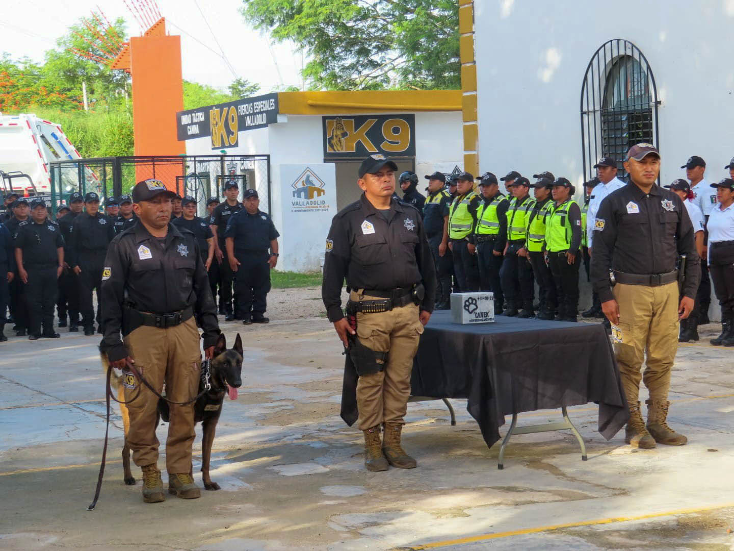 DESPEDIDA DEL OFICIAL CANEK PERTENECIENTE A LA UNIDAD CANINA K9