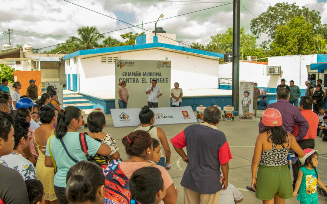 La escuela primaria Club de Leones Nº5 fue la sede del banderazo de inicio de actividades en contra del mosco transmisor del dengue.
