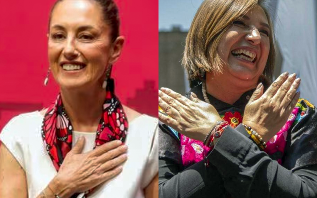 Los dos grandes finalistas en la próxima contienda electoral serán mujeres: por el partido gobernante de México, MORENA, Claudia Sheinbaum; mientras que por el Frente Amplio de México, quedó Xóchitl Gálvez Ruiz.
