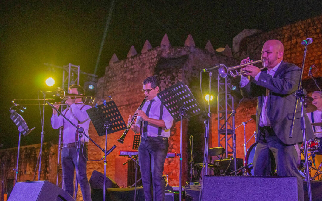 Primer festival de Jazz realizado en la ciudad de Valladolid, Yucatán.