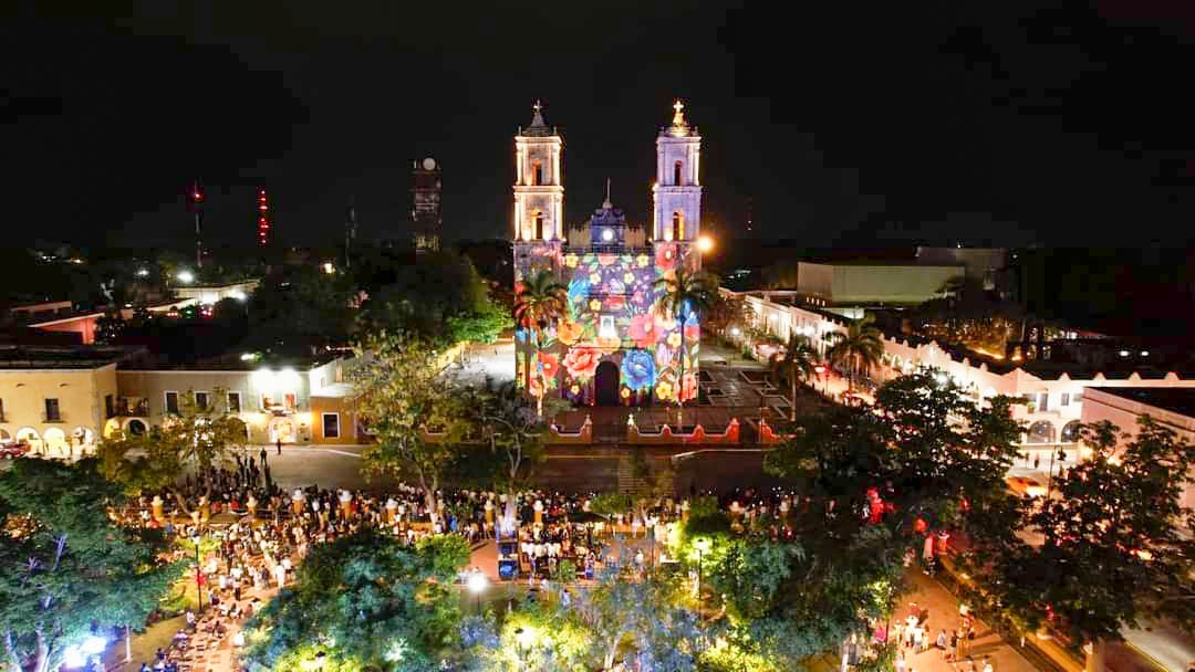 Vista panorámica de la iglesia de San Servacio cuya fachada será el marco donde se proyectará el nuevo vídeo sobre la fundación de la ciudad y el hecho histórico conocido como El Crimen de los Alcaldes, ocurrido en 1702.