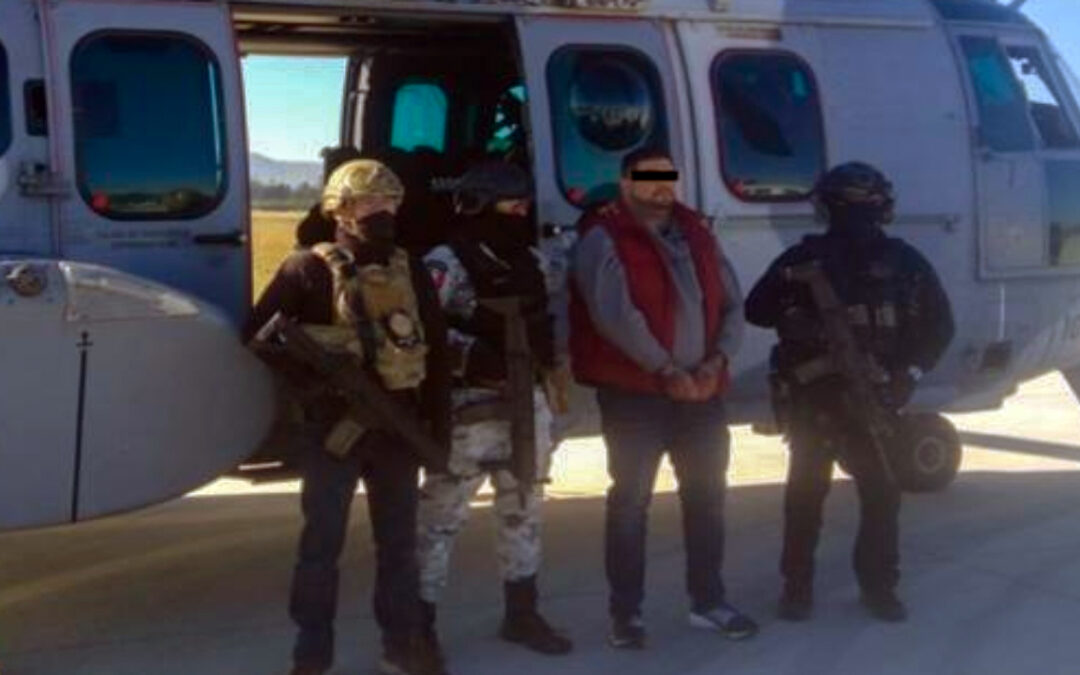 Juan Carlos Pizano Ornelas, alias «El CR», detenido en un operativo en Tapalpa, Jalisco.