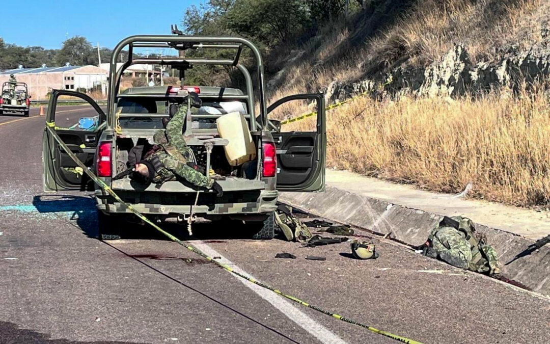 MUEREN TRES MILITARES: ENFRENTAMIENTO CONTRA EL CJNG EN TEOCALTICHE, JALISCO.