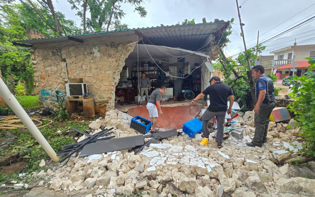AYUNTAMIENTO ATIENDE AFECTACIONES EN VALLADOLID POR EL HURACÁN “BERYL”