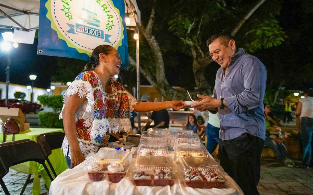 «BAZAR DE EMPRENDEDORES VALLISOLETANOS» AGRADECEN EL APOYO DEL ALCALDE.