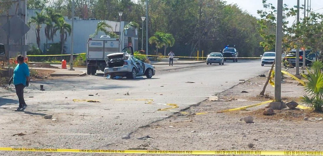 TRÁGICO ACCIDENTE EN PLAYA DEL CARMEN DEJA UNA PERSONA FALLECIDA Y 3 LESIONADAS.