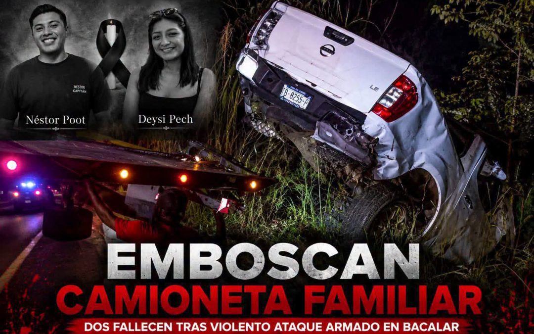 Jóvenes esposos asesinados en la carretera en un presunto intento de asalto en la madrugada del pasado lunes.